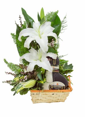 Perfecta combinación,lilium y Sheridan´s